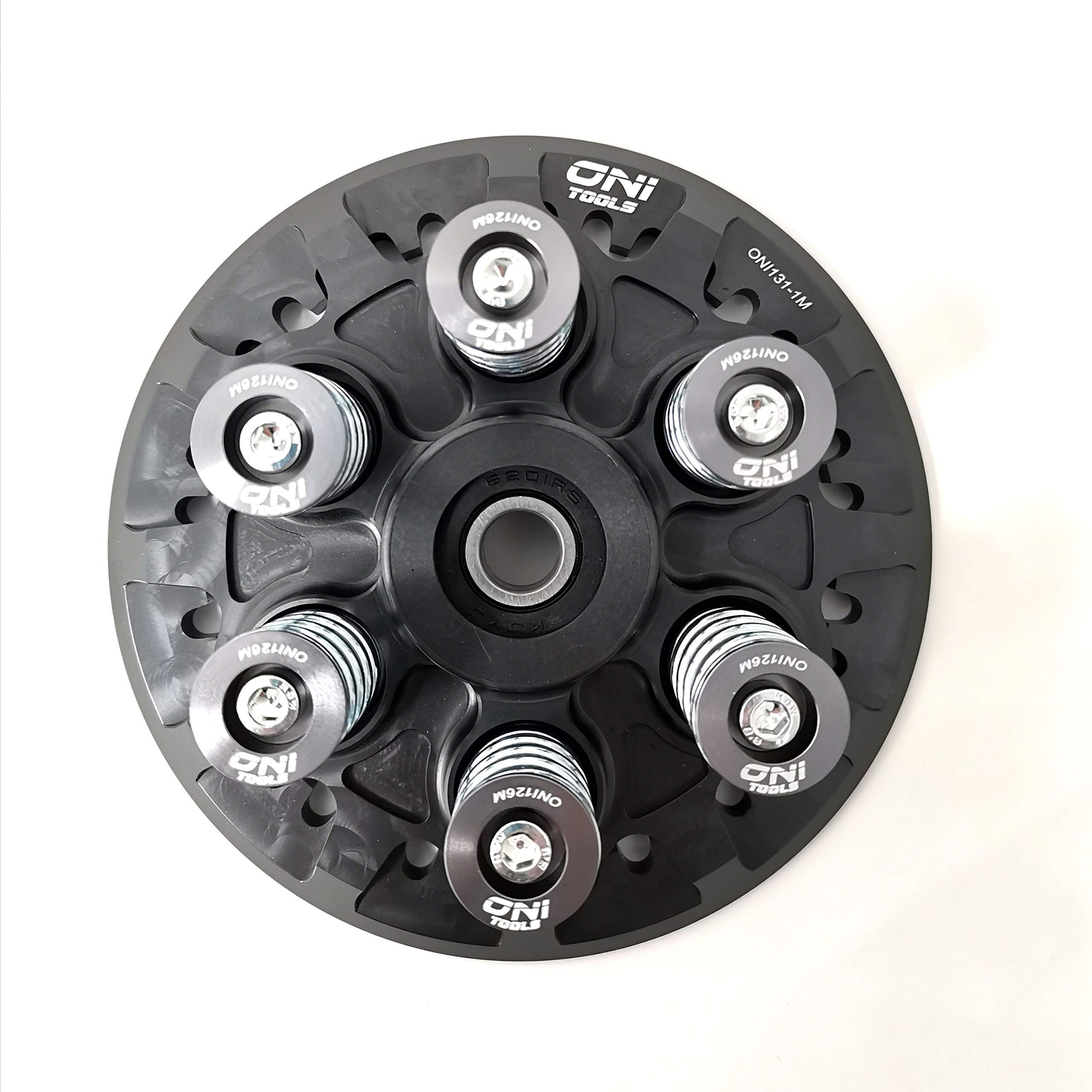 **Ducati Dry Clutch Pressure Plate Kit - Oni Tools Gray Replacement with Teeth & Springs Cap Bolts for Ducati Motorcycles - Perfect for Racing & Performance Upgrades**