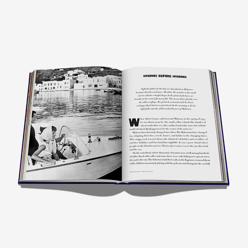 Assouline Mykonos Muse Coffee Table Book - Luxury Travel & Home Decor Inspiration for Greece Lovers
