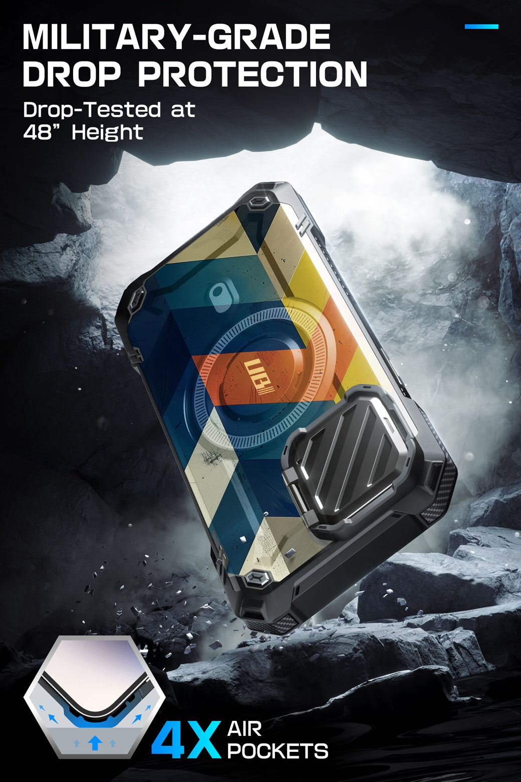 iPhone 15 Pro Max 6.7 Inch Unicorn Beetle MAG XT MagSafe Case with Military-Grade Protection | Shockproof & Wireless Charging Compatible | Perfect for Outdoor Adventures & Daily Use