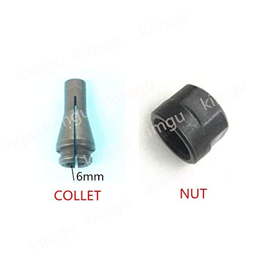 6mm Collet Cones N382457 N382458 for Dewalt Dcg426 Dwe886T Dwe886S Dwe886P Dwe4887N Dwe4884 Die Grinder - Replacement Chuck Cap Nut Parts (1 Piece) - Perfect for Metalworking & Woodworking Projects