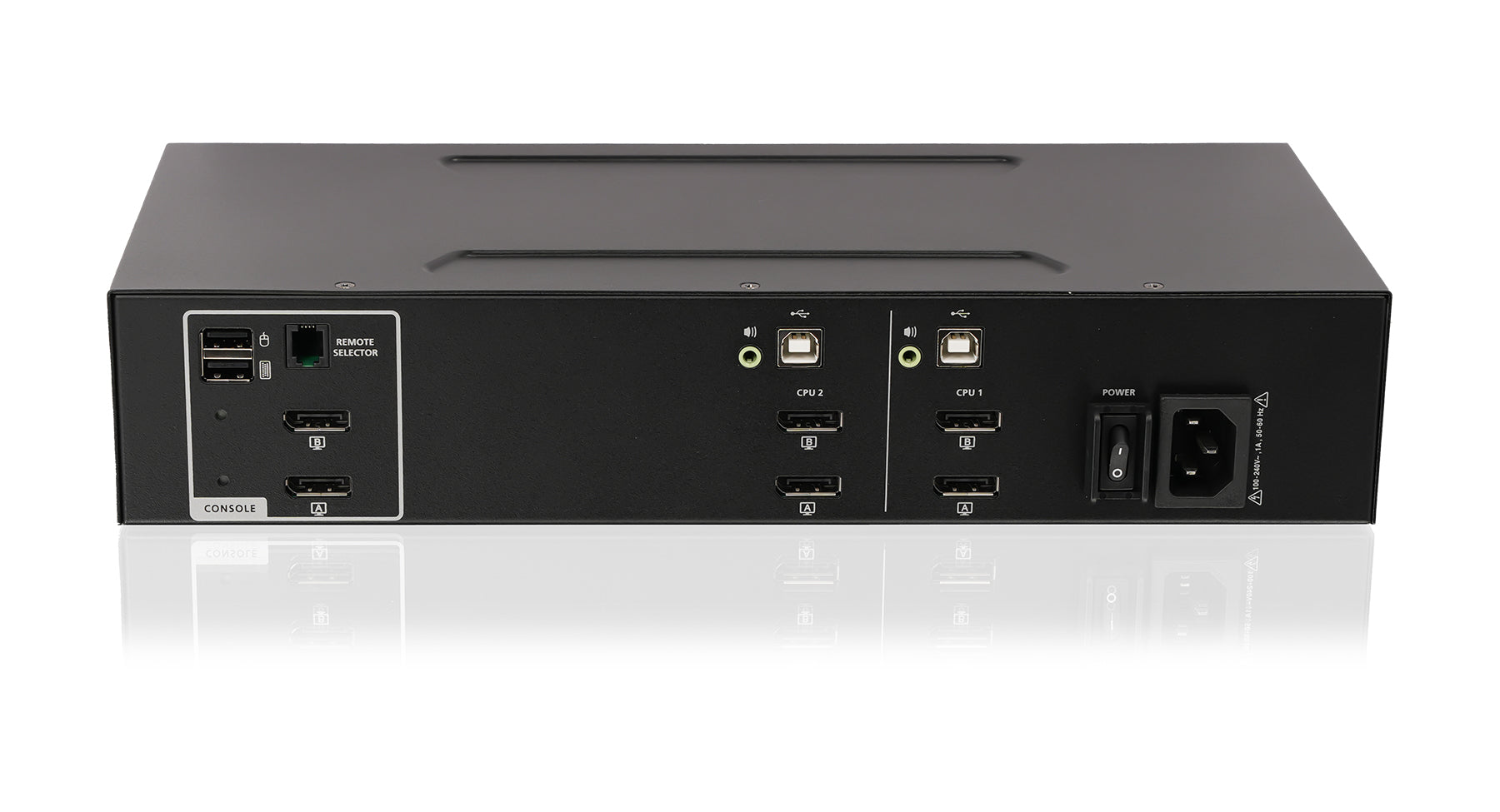Universal 2-Port Dual View DisplayPort/HDMI KVM Switch Kit with Audio Support - Perfect for Multi-Computer Workstations, Gaming Setups & Home Office Desks