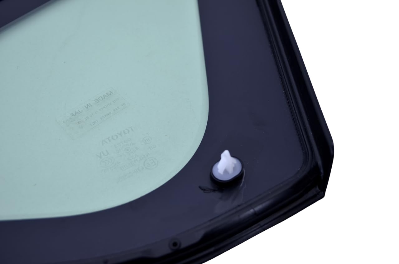 2004-2009 Toyota Prius Left Driver Side Rear Quarter Window Glass - OEM Replacement Part for Hatchback Sedan | Perfect for Auto Glass Repair & Replacement Services