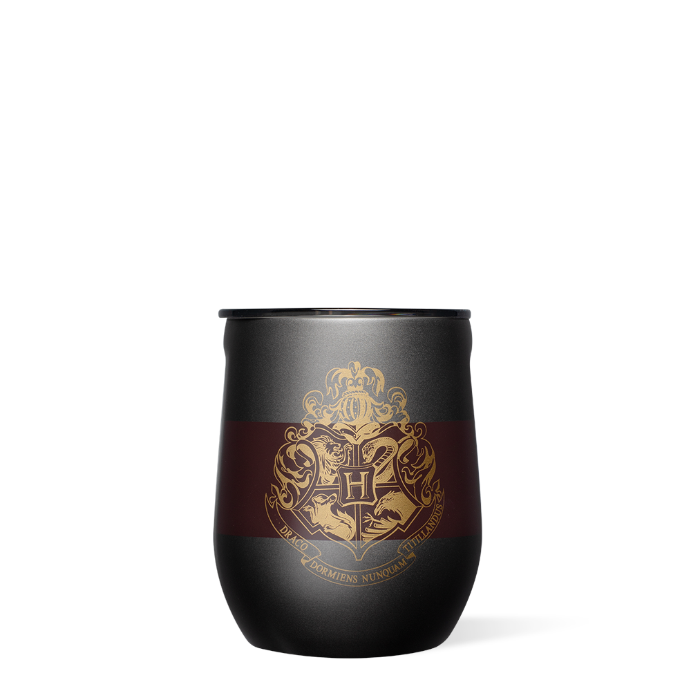 Harry Potter Stemless Wine Glass Set - 4 Pack, Hogwarts House Themed Collectible Drinkware for Fans - Perfect for Parties, Movie Nights & Gifts
