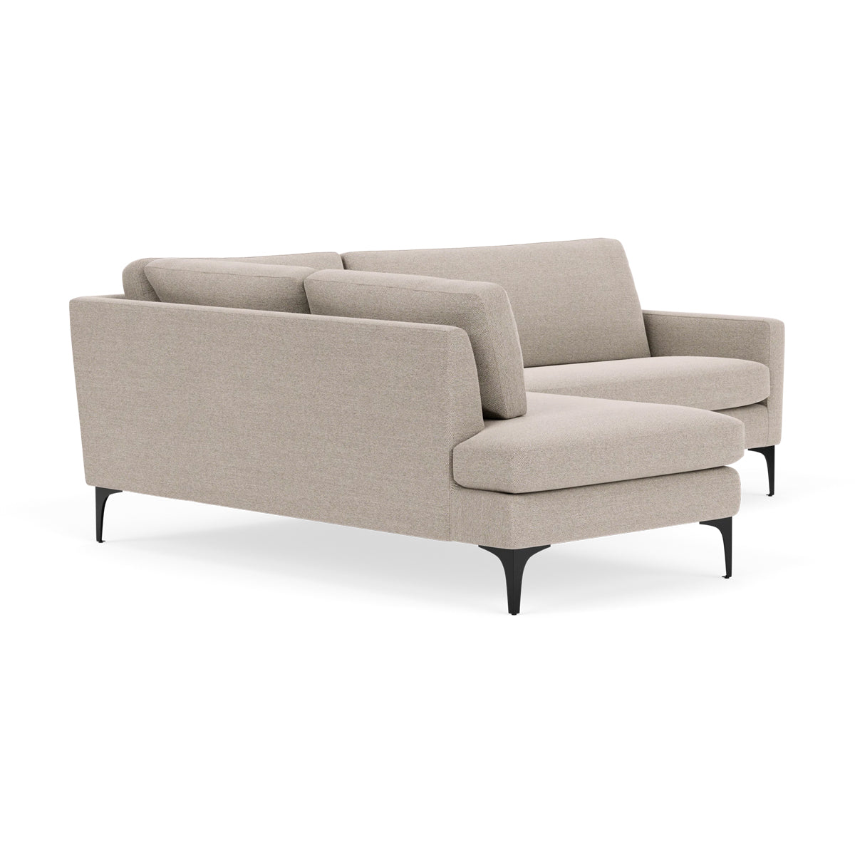 Astha Fabric Left Corner Sofa - Modern L-Shaped Sectional Couch for Living Room, Lounge & Small Spaces | Comfortable Home Furniture for Relaxing & Entertaining