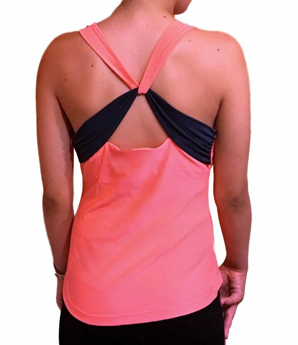 Fila Women's Do The Twist Tank Top - Breathable Workout Shirt for Yoga, Running & Gym - Comfortable Athletic Wear for Active Lifestyles
