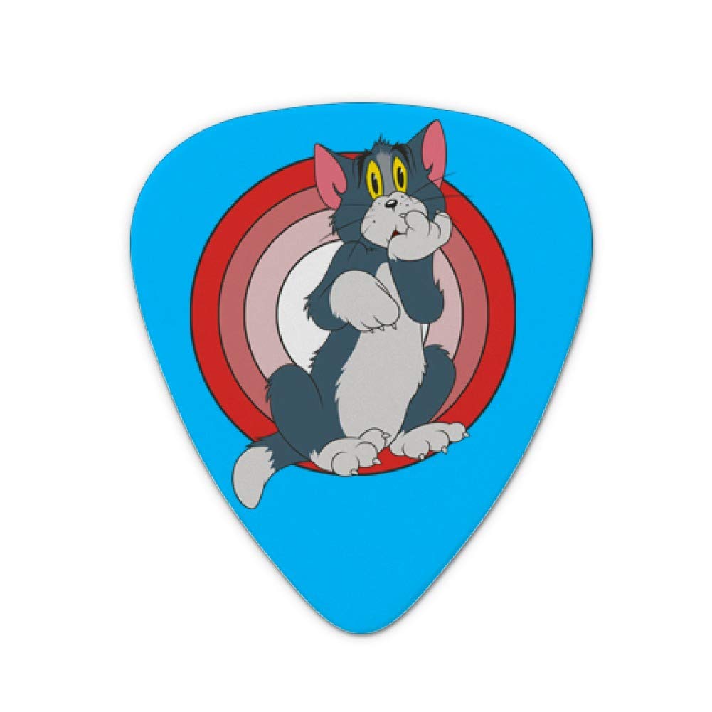 Tom and Jerry Guitar Picks - 6 Pack Medium Gauge Plectrums for Acoustic & Electric Guitars - Perfect for Beginners, Collectors, and Cartoon Fans - Great Gift for Musicians and Tom & Jerry Lovers