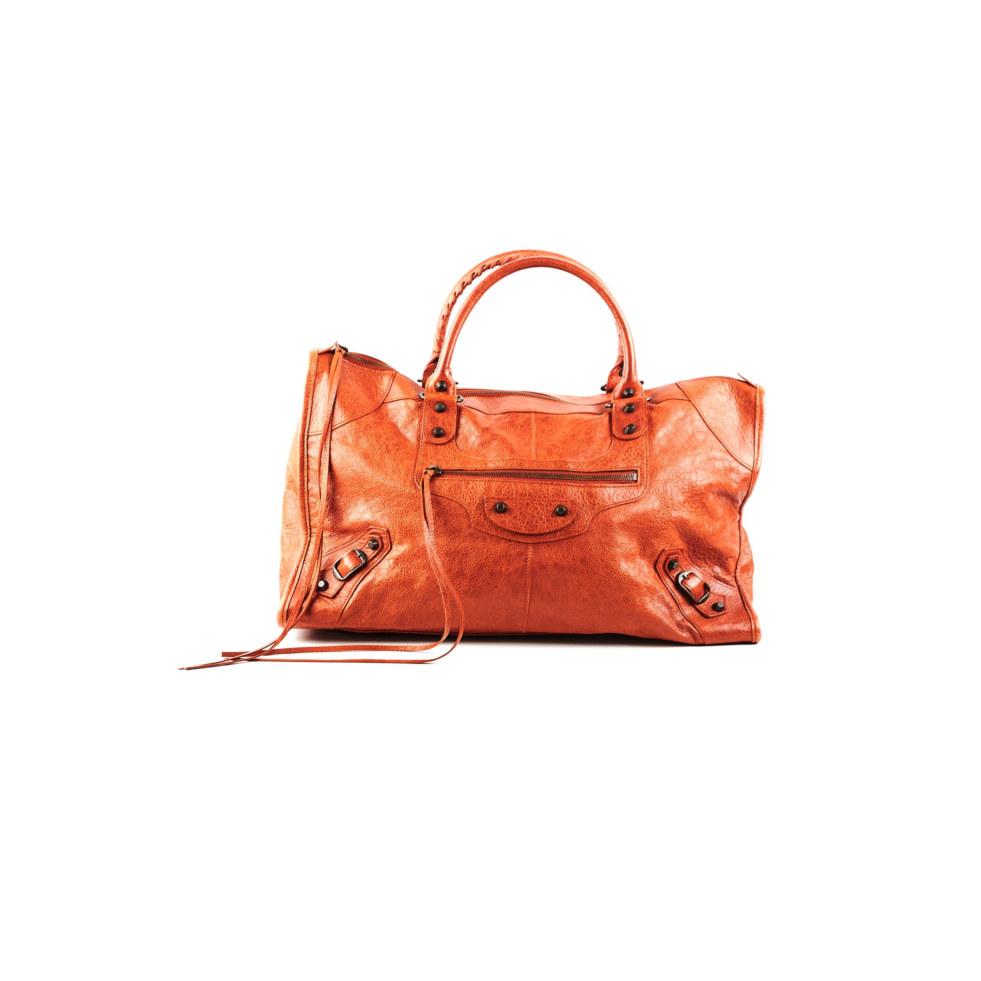 Balenciaga Large City Brown Leather Handbag for Women - Stylish Tote Bag for Work, Travel & Everyday Use