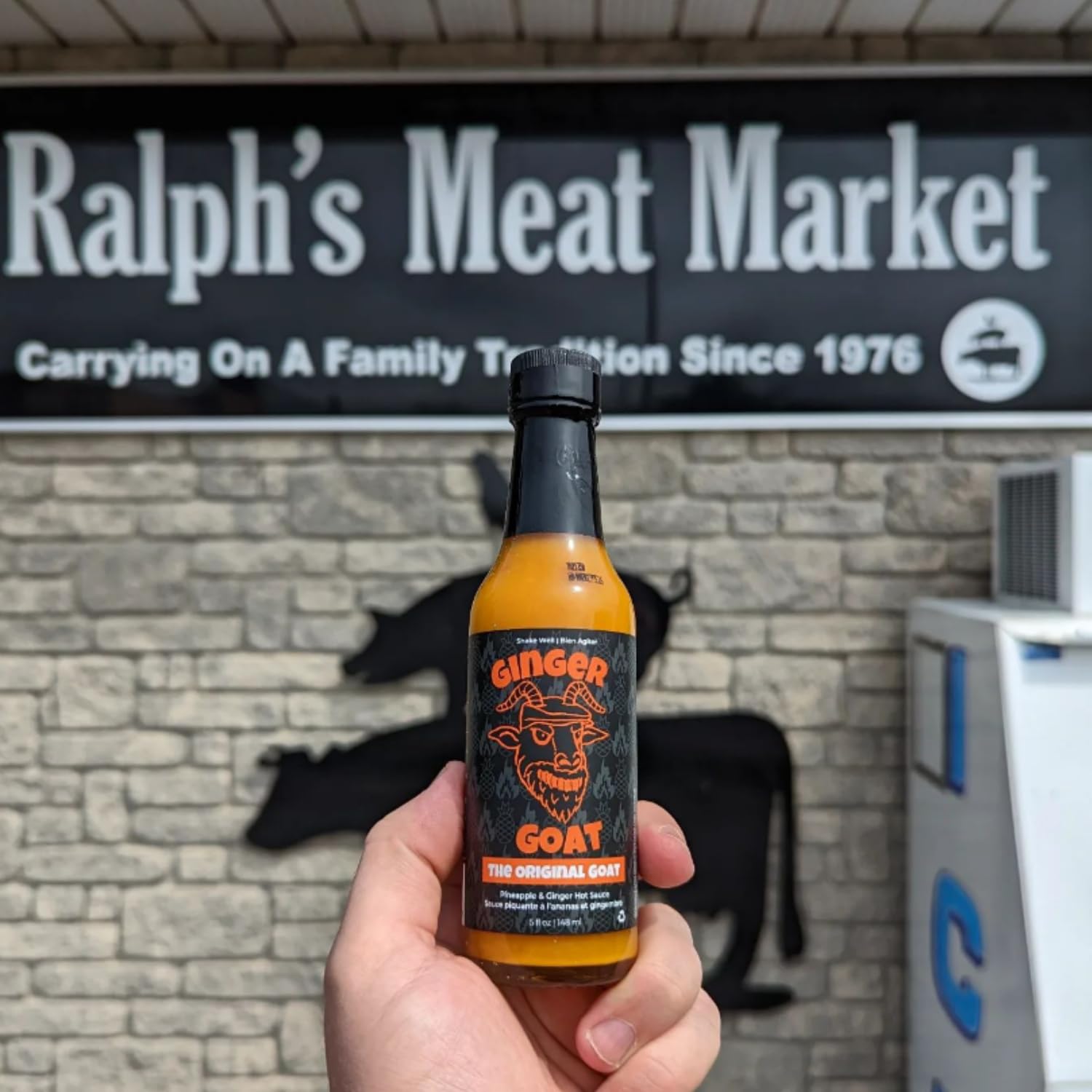 Ginger Goat Hot Sauce - The Original Spicy Goat Pepper Sauce for Tacos, Wings & BBQ | Perfect for Grilling, Cooking & Gifting