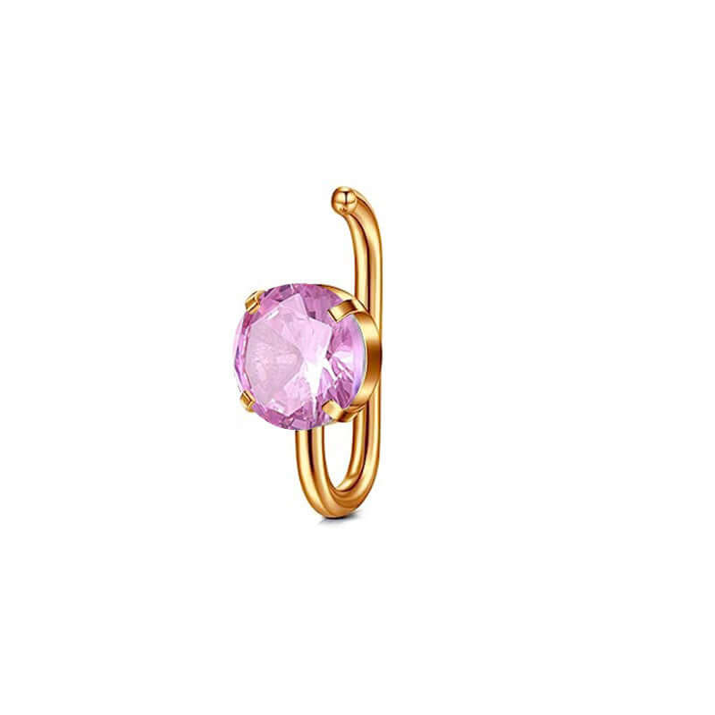 CZ Implant Grade Hinged Hoop Belly Button Rings | Surgical Steel Navel Piercing Jewelry | Q2886 | Perfect for Everyday Wear, Gym & Beach Fashion