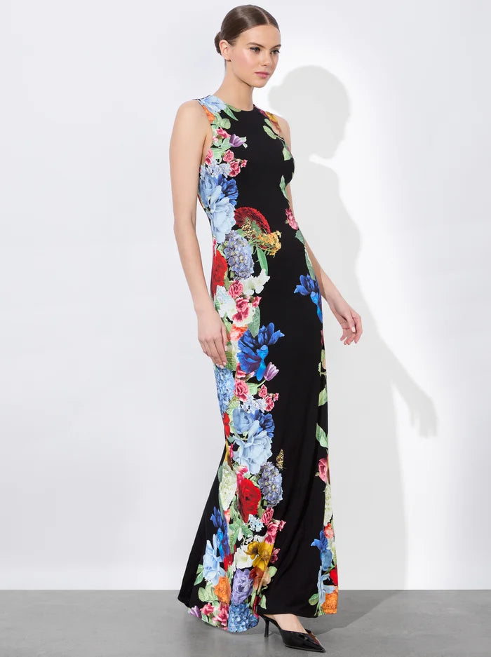 Delora Open Back Maxi Dress for Women - Elegant Black Garden Party & Brunch Dress - Perfect for Summer Weddings, Beach Vacations and Date Nights