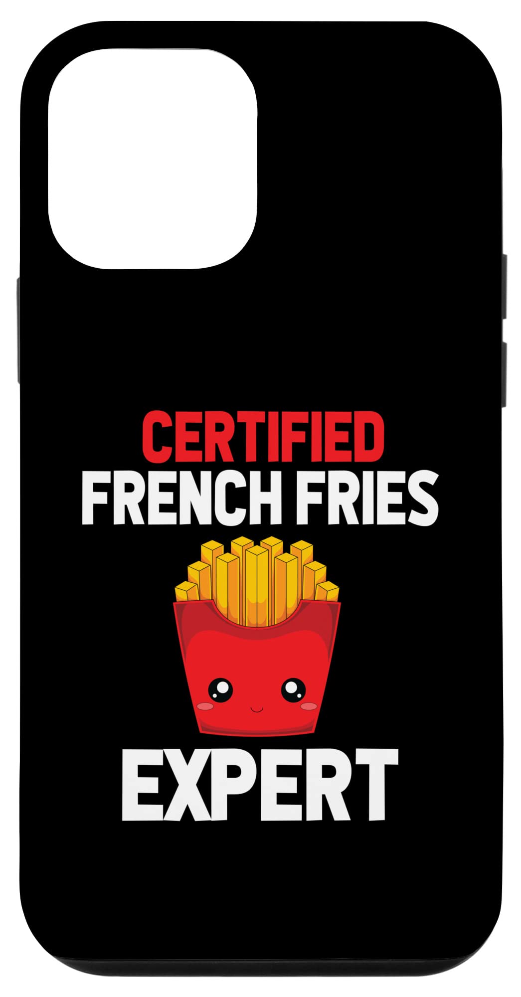 iPhone 12 Mini Case - Fast Food Themed Protective Cover with French Fries Design | Perfect for Food Lovers & iPhone Protection at Work, School or Travel
