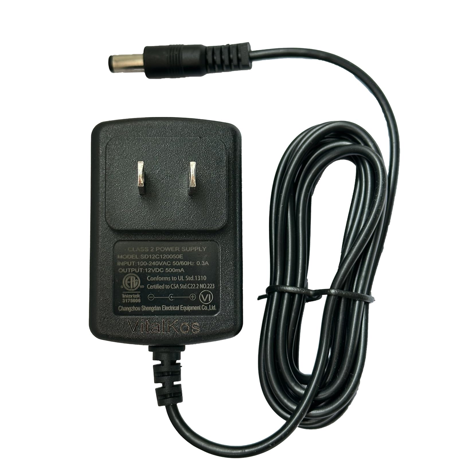 12V Kids Ride-On Car Charger - 0.5A Energy Saving Battery Charger for Chevrolet Silverado, Trail Boss, LT Flybar, Bumper Cars, Electric Vehicles, Jeep & Dodge | Perfect for Home Use, Outdoor Play & Toy Vehicle Maintenance