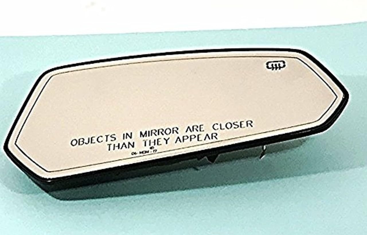 GMFits 10-15 Chevy Camaro Right Passenger Side Heated Mirror Glass with Rear Holder - OEM Replacement Part for Improved Visibility & Safety While Driving