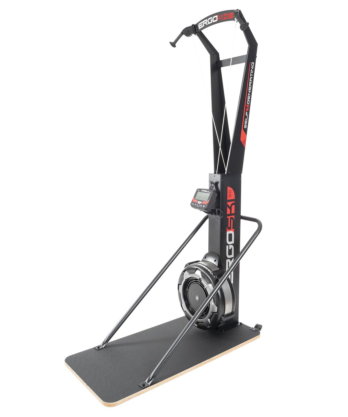 ErgoSki 3.0 Self-Generating Ski Trainer - Portable Ski Exercise Machine for Home & Gym Training - Improve Balance & Endurance for Skiing & Snowboarding
