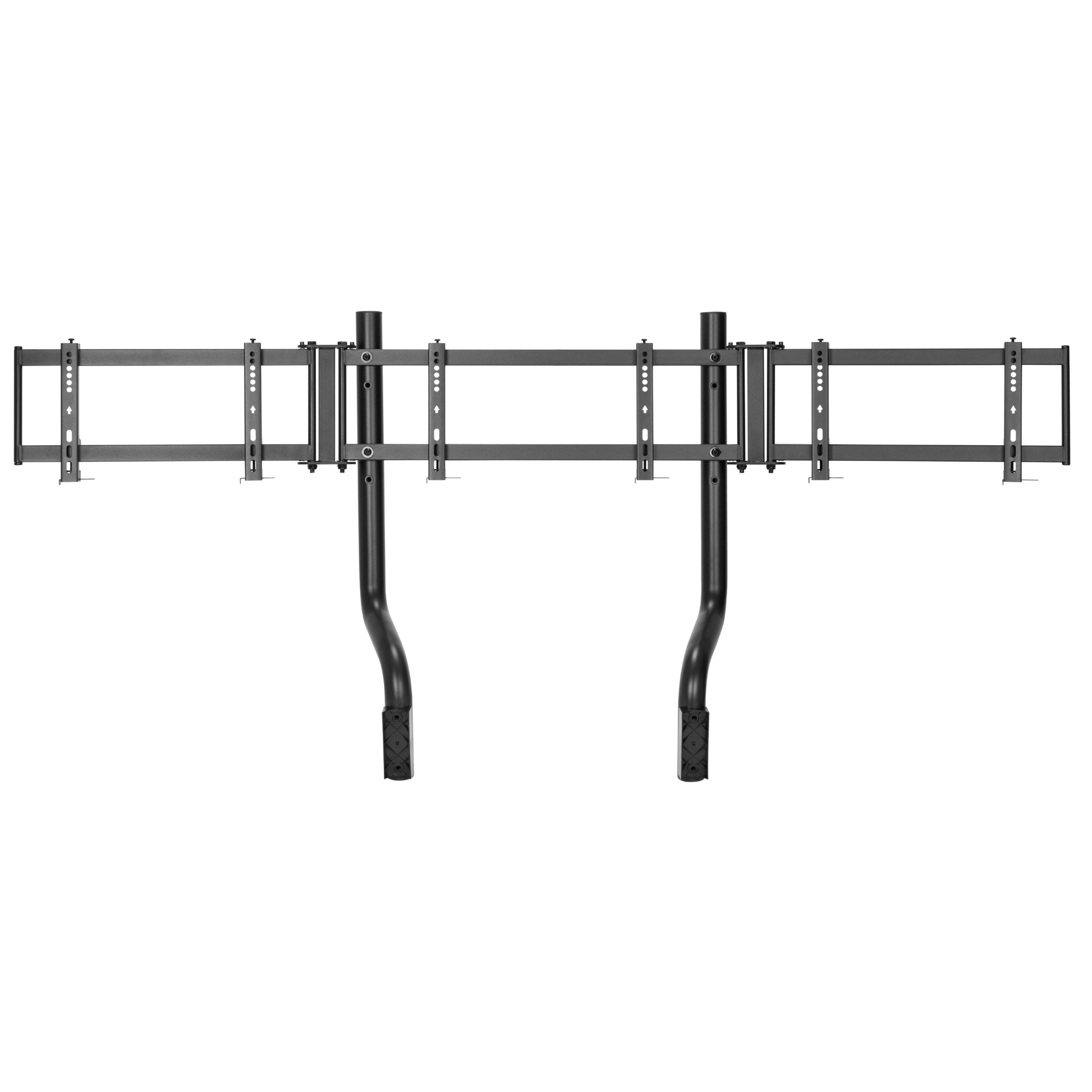 Downforce Triple Monitor Mount Stand - Heavy Duty Clamp for 3 Screens up to 32