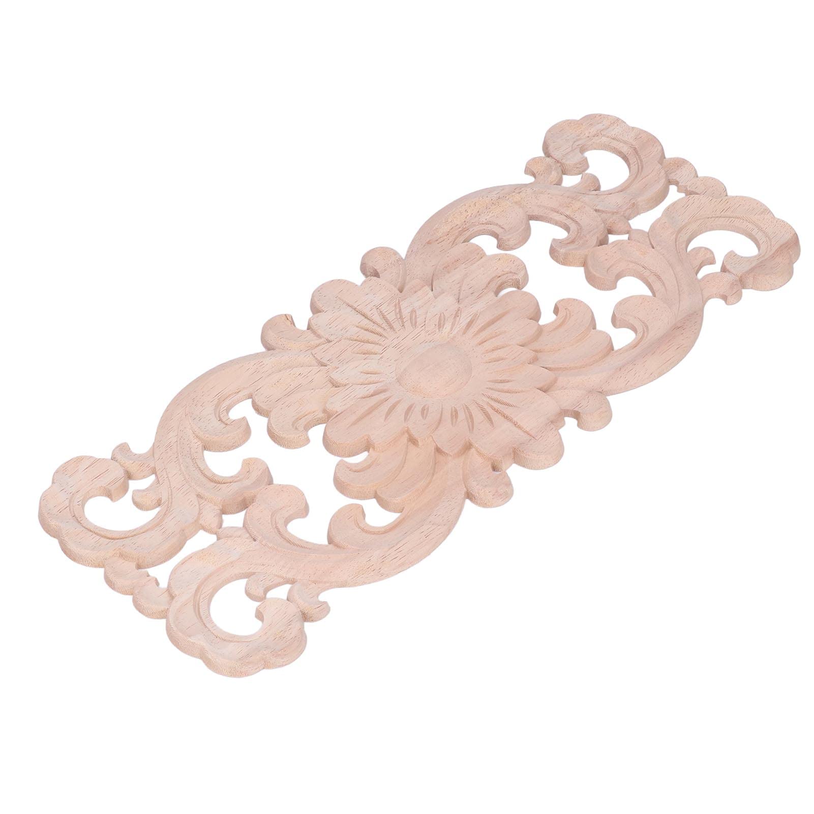 Exquisite Hand-Carved Wooden Appliques for Cabinets, Windows & Mirrors - Premium Furniture Decoration for Home & Office Interiors