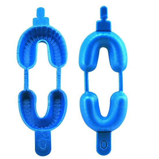 100 Pcs Disposable Dental Fluoride Dual Arch Trays for Gel or Foam - Professional Teeth Whitening & Fluoride Treatment Trays for Dentists & Home Use