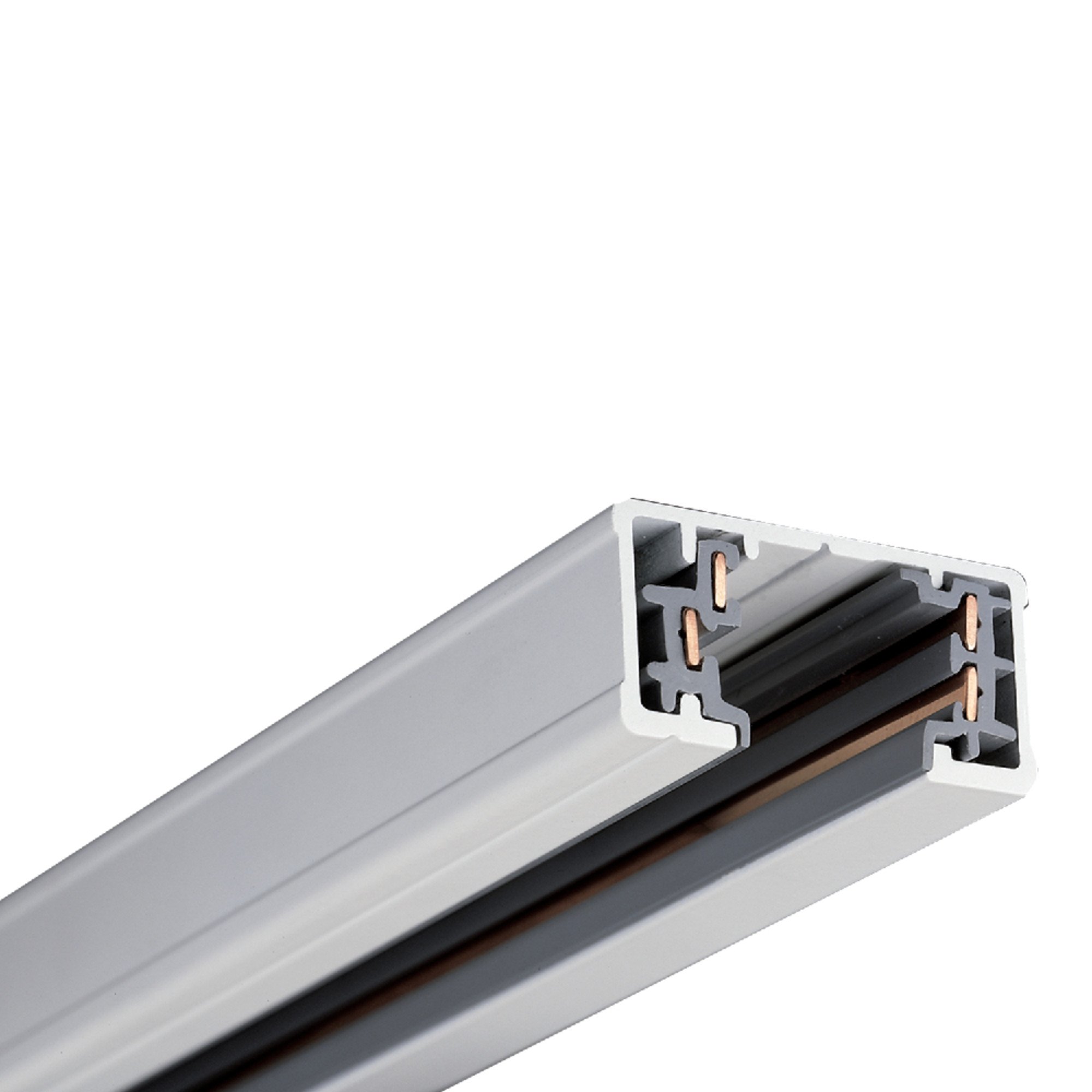 Halo L643P 12-Foot 2-Circuit Power-Trac Track Lighting System in White - Perfect for Kitchen, Living Room & Retail Store Lighting