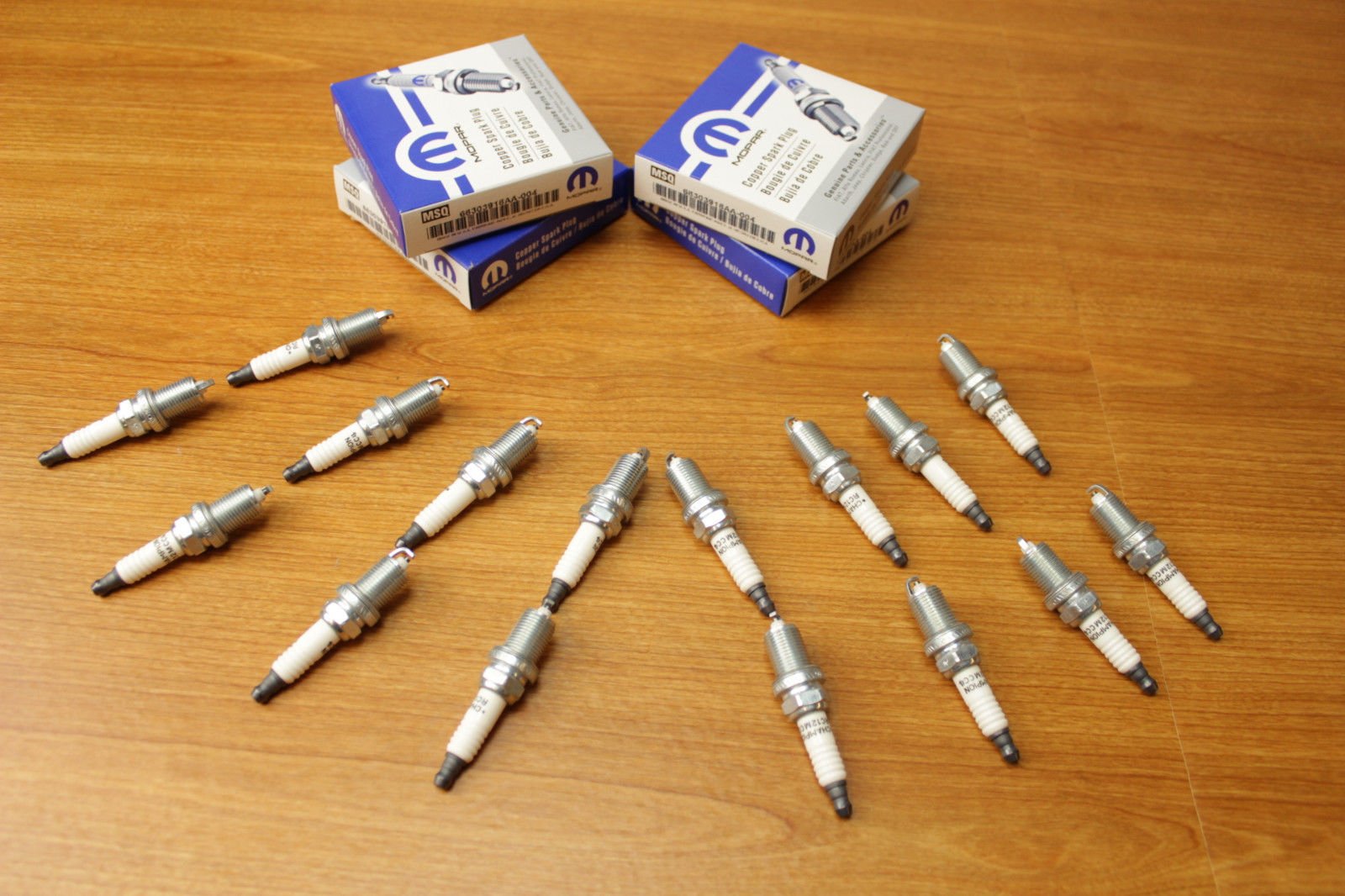 **Chrysler 300, Jeep, Dodge Ram 1500 - Set of 16 OEM Spark Plugs - High Performance & Longevity for Smooth Engine Operation**    *(Use Case: Ideal for engine maintenance, performance upgrades, and ensuring reliable ignition in Chrysler, Jeep, and Dodge Ram vehicles.)*