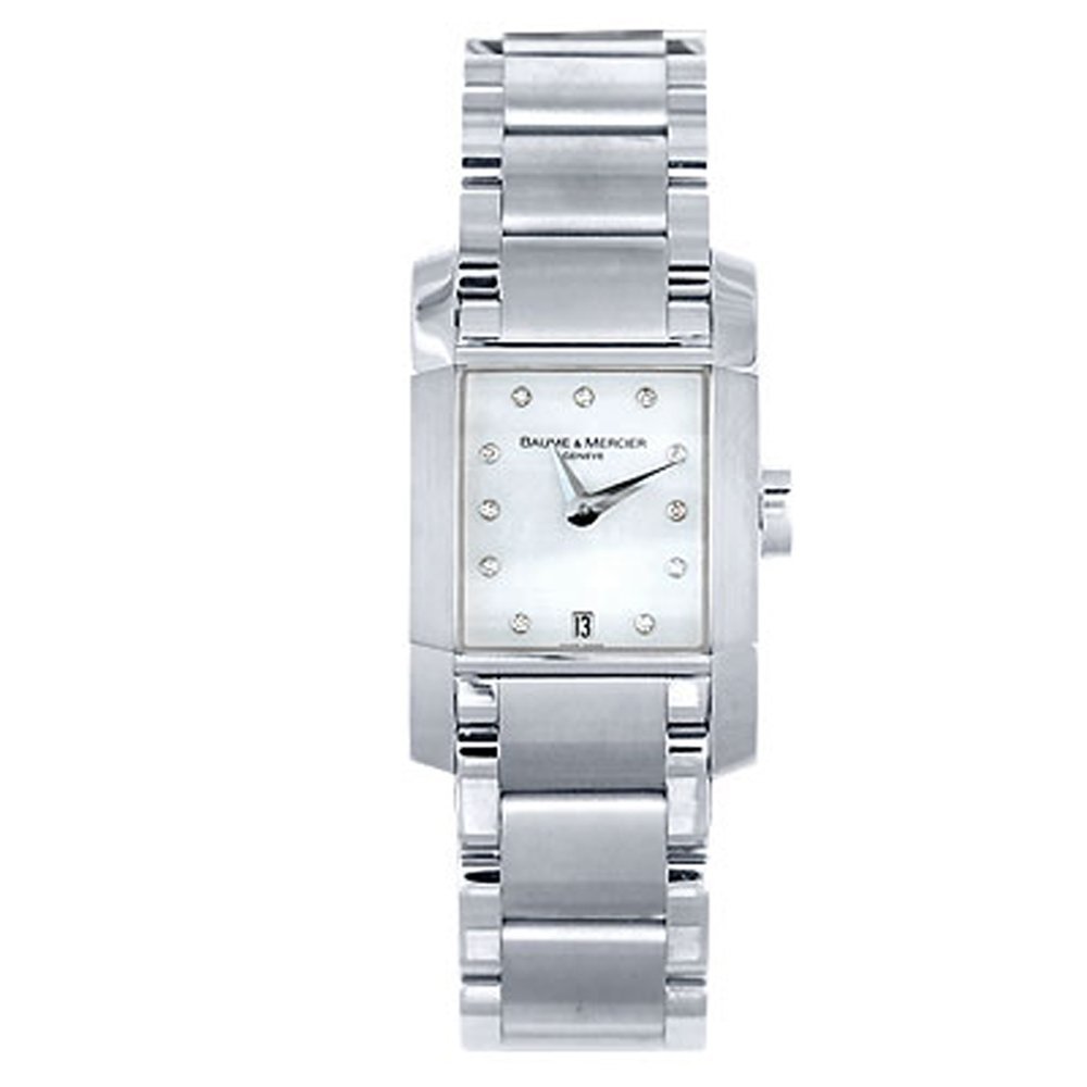 Baume & Mercier Women's 8573 Diamond Watch - Luxury Swiss Timepiece for Women, Elegant Dress Watch for Business, Party & Special Occasions