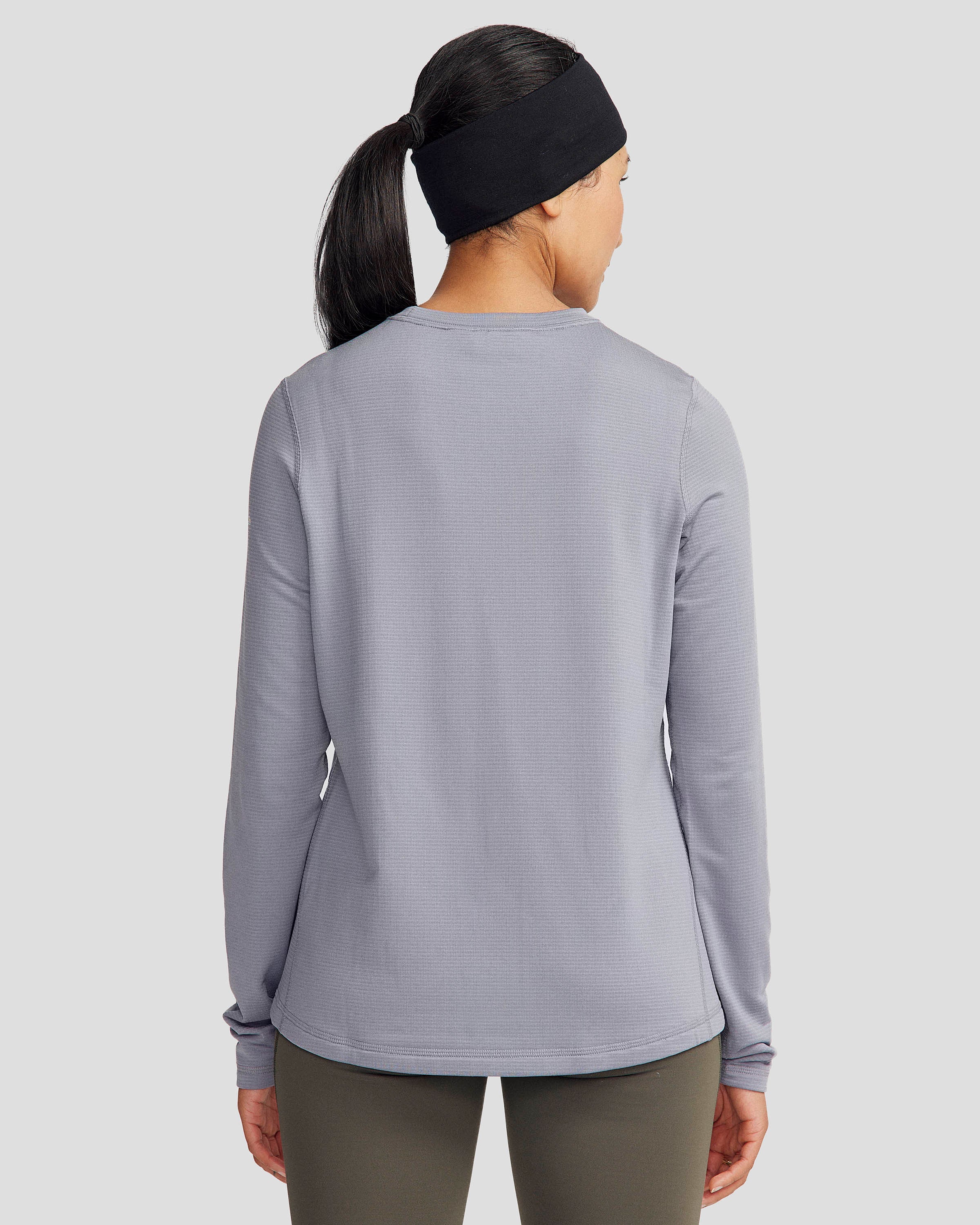 Women's Seeker Fleece Long Sleeve Top - Soft Thermal Winter Shirt for Hiking & Outdoor Activities - Dark Haze