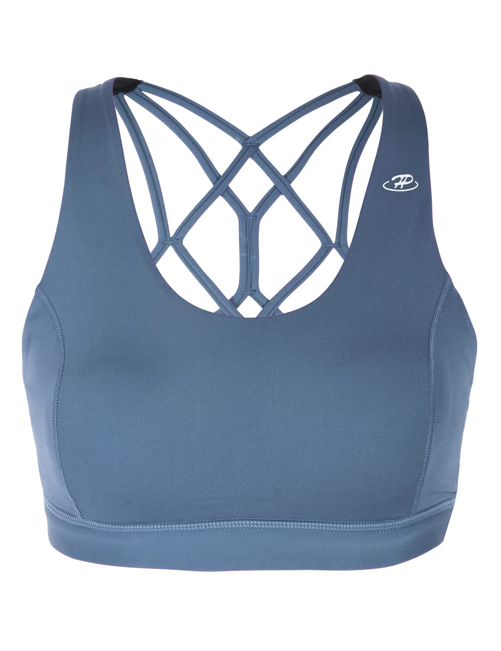 Women's Padded Sports Bras - Low Support Yoga Workout for Gym & Running