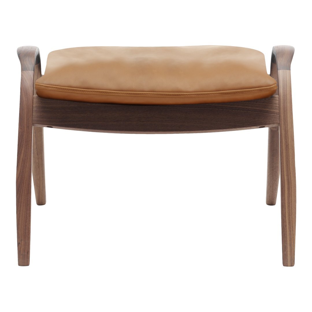 Premium FH430 Signature Footstool - Soft Upholstered Ottoman with Sturdy Wooden Legs for Living Room, Bedroom & Office Comfort