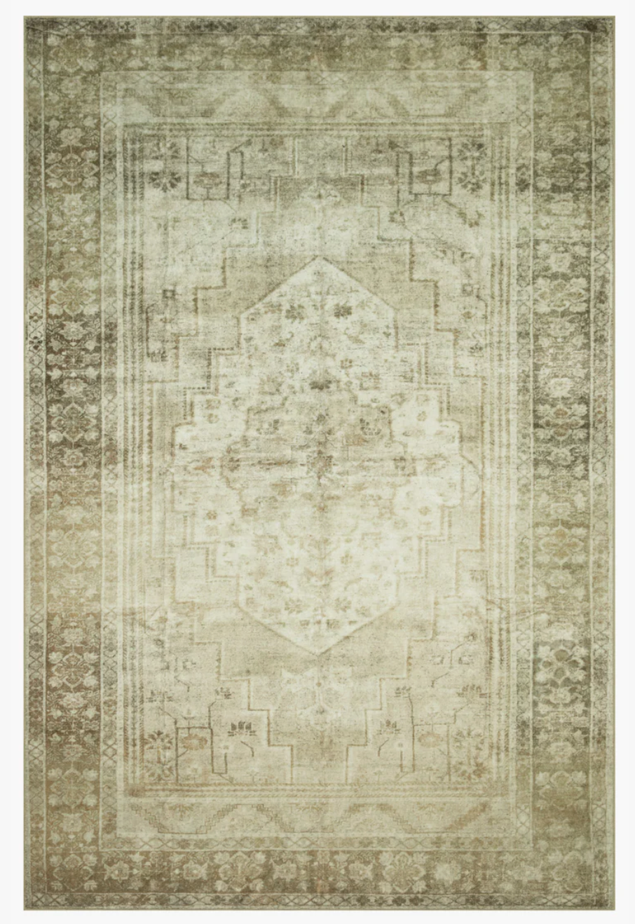 Banks Natural Granite Rug - Non-Slip Indoor/Outdoor Area Rug for Living Room, Bedroom, Patio - Durable & Stylish Home Decor