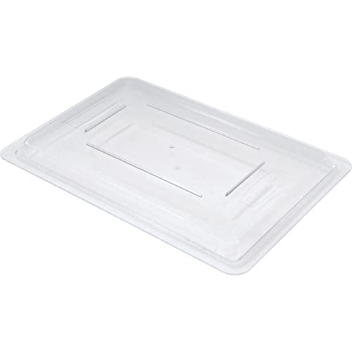 Rubbermaid Clear Polyethylene Tote Box Lids - Set of 6 - Compatible with Models 4444532 & 4444632 - Durable Storage Solution for Home, Office, and Warehouse Organization