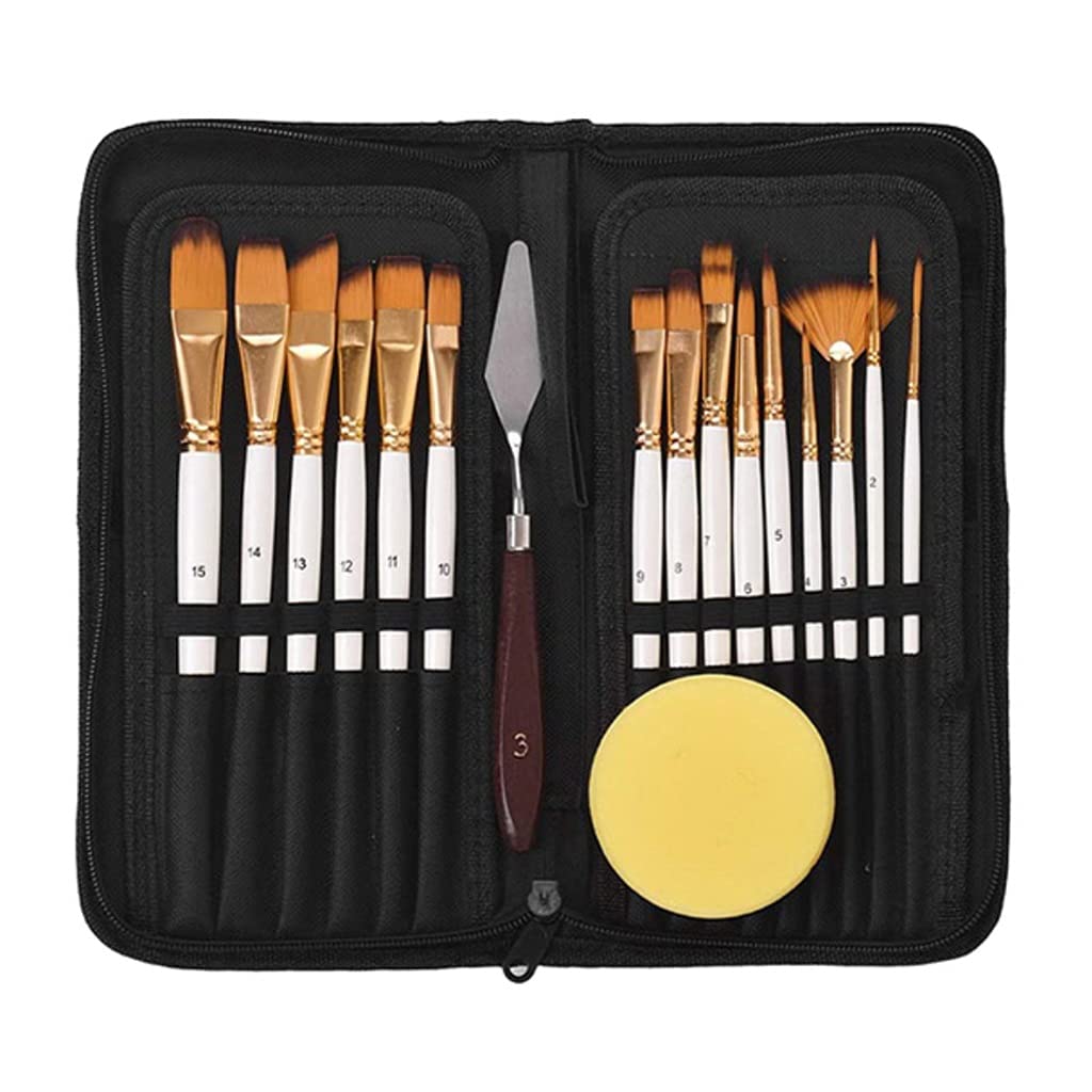 Premium Painting Brush Set for Acrylic, Oil & Watercolor - Professional Paint by Numbers Kit with Art Pens & Drawing Tools - Perfect for DIY Canvas Art, Home Decor & Creative Gift Ideas