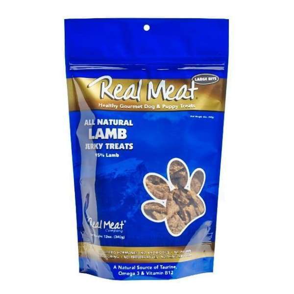 Premium All-Natural Lamb Jerky Dog Treats - 4oz Grain-Free, High-Protein Training Snacks for Small & Large Dogs - Perfect for Outdoor Adventures, Training Rewards & Dental Health
