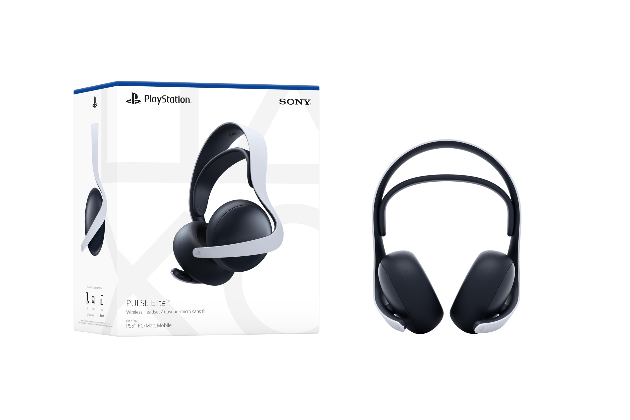 PlayStation Pulse Elite Wireless Gaming Headset with Noise Cancellation - Comfortable Over-Ear Design for PS5, PS4, PC & Mobile Gaming | Perfect for Competitive Play & Immersive Audio Experiences