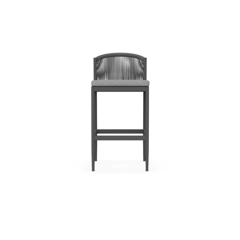 Premium Catalina Outdoor Bar Stool - Weather-Resistant Patio Bar Height Chair for Backyard, Poolside & Deck - Adjustable Height Counter Stool for Outdoor Entertaining