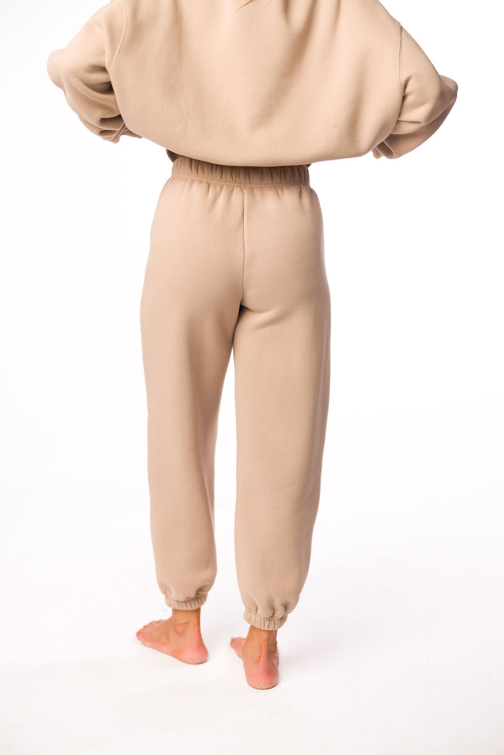 Soft & Cozy Mocha Sweatpants for Women - Lounge, Yoga & Home Wear - Comfortable Fleece Joggers for Relaxing & Running Errands