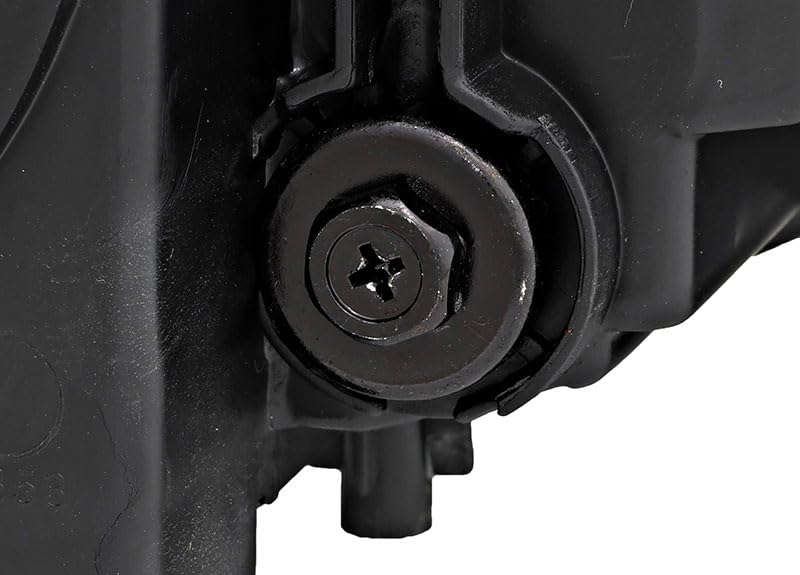 Chrysler 300 Headlights Halogen Replacement Set - Black Trim for 2015 2016 2017 Models - Driver & Passenger Side - Perfect for Night Driving & Auto Upgrades