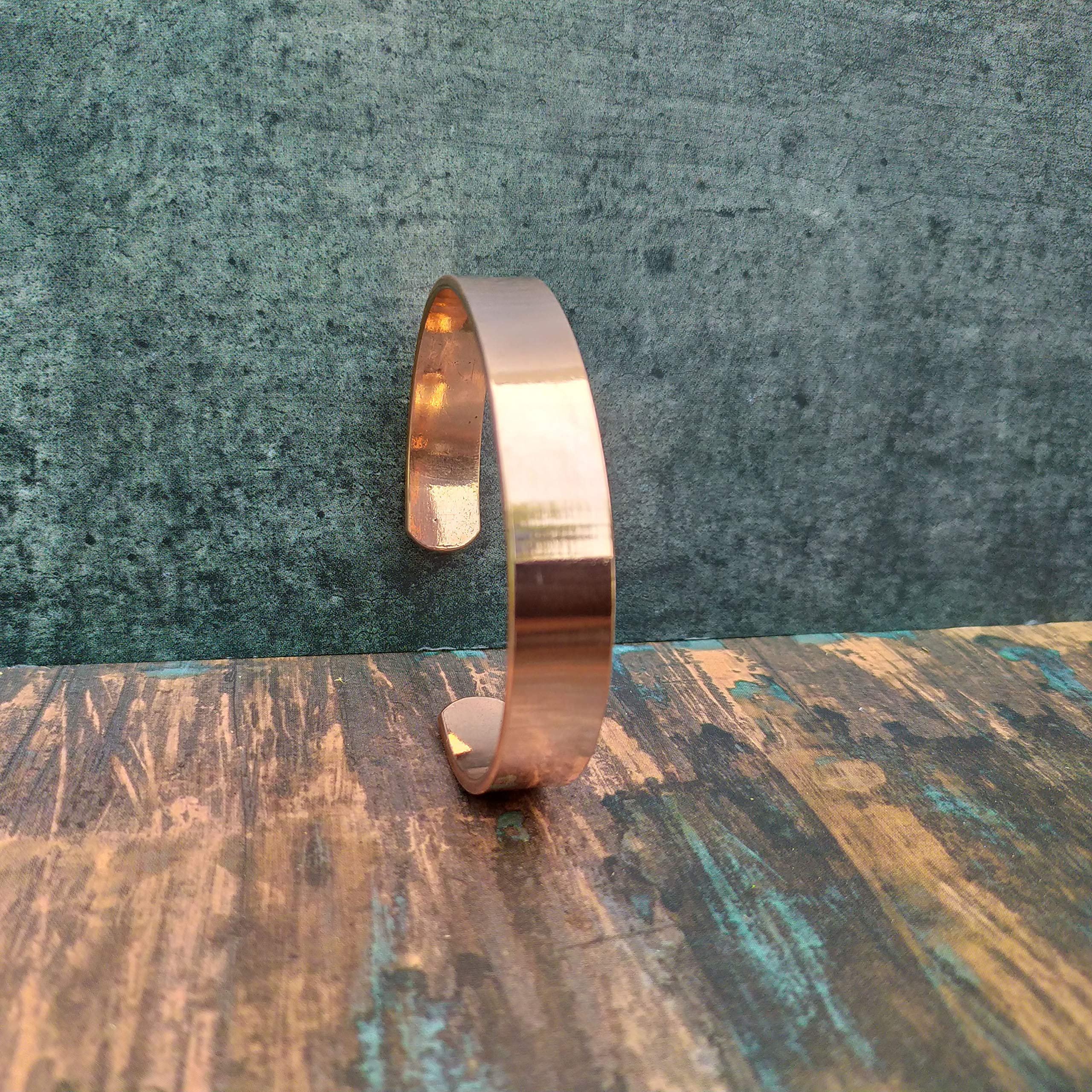 Original Pure Copper Tamba Kada Bracelet for Men & Women - Spiritual Healing, Meditation & Yoga Accessory