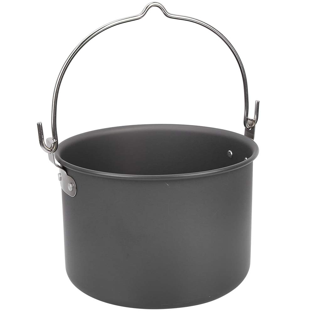**Best Hanging Pot for Camping & Hiking - Lightweight Single Soup Cooking Pot - Perfect for Outdoor Adventures & Backpacking Meals**