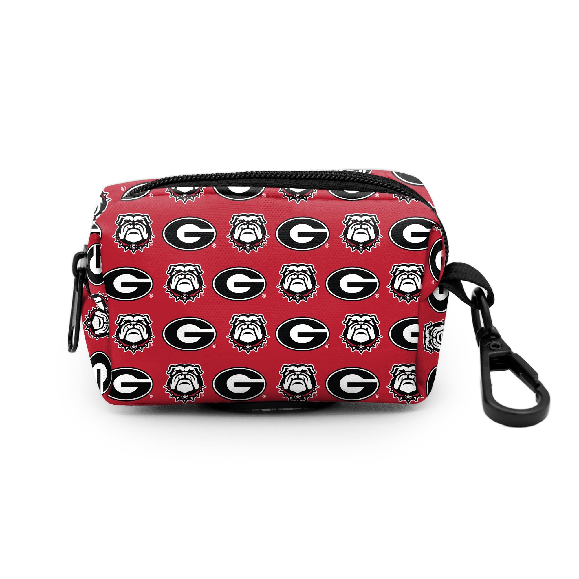 Official Georgia Bulldogs Dog Poop Bag Holder - NCAA Licensed Team Logo - Perfect for Walking, Hiking & Outdoor Adventures with Your Bulldog