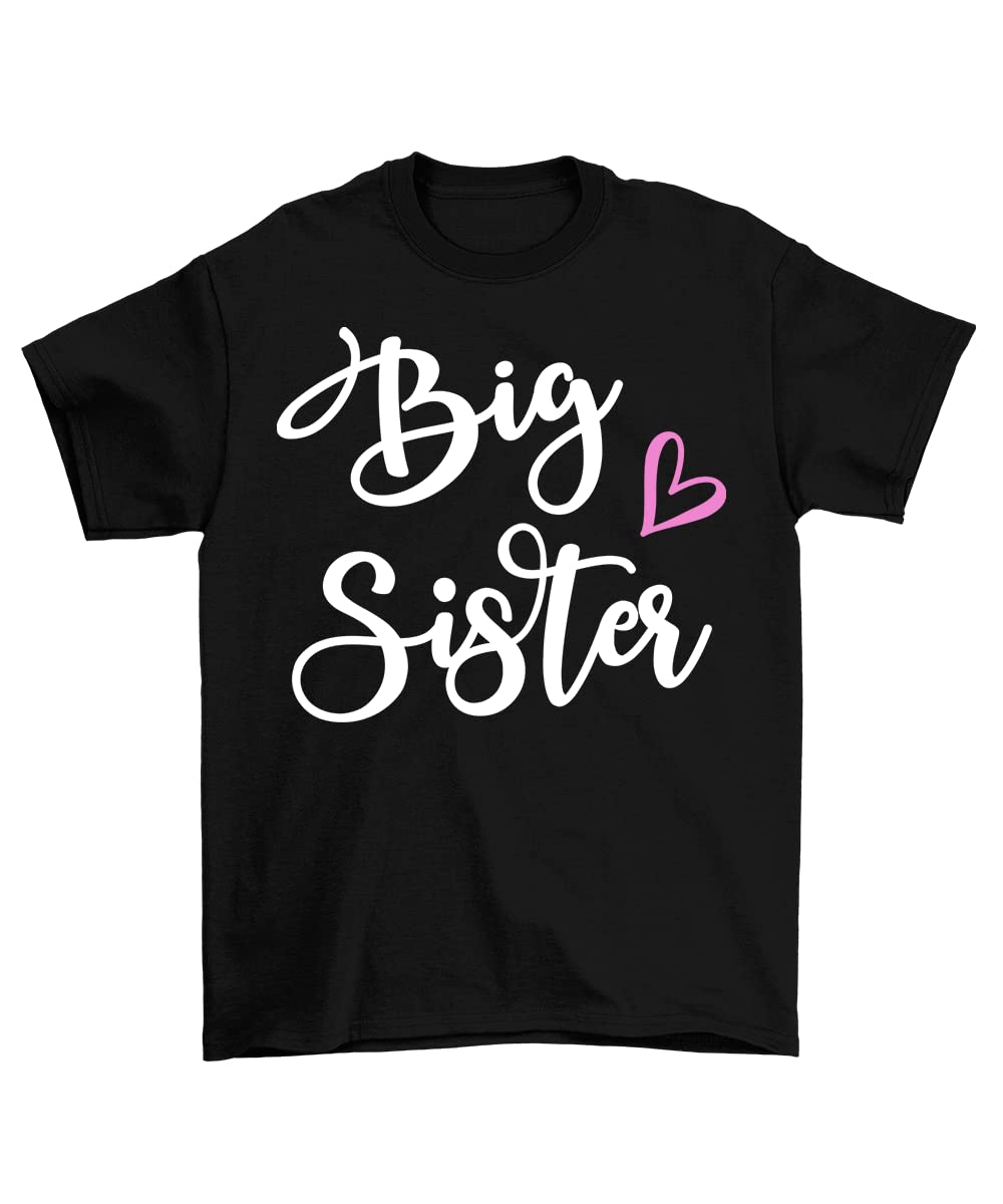 Big Sister Announcement T-Shirt | Cute 'Promoted to Big Sis' Design for Toddler to Big Girl | Everyday Wear & Family Celebration Outfit