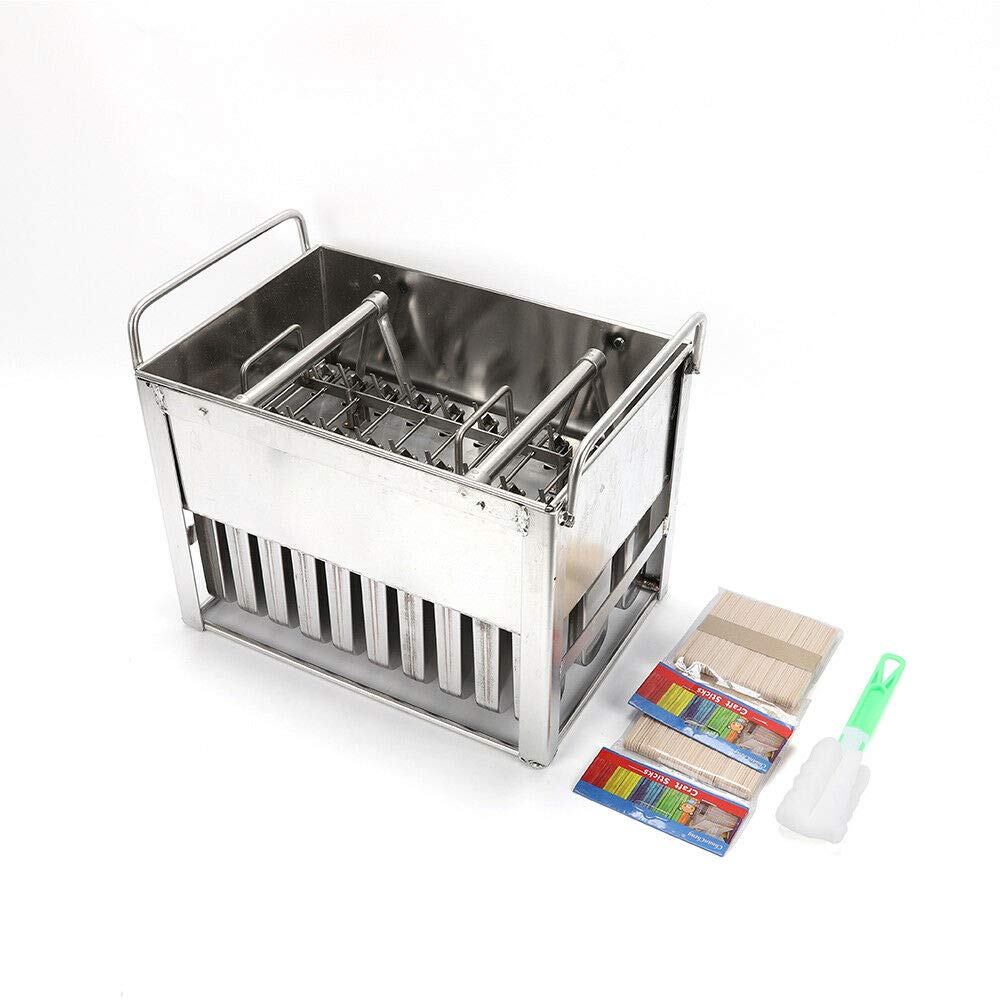 30PCS Stainless Steel DIY Ice Pop Molds - Round Head Popsicle Makers & Ice Cream Stick Holders for Homemade Frozen Treats, Summer Parties & Kids Snacks