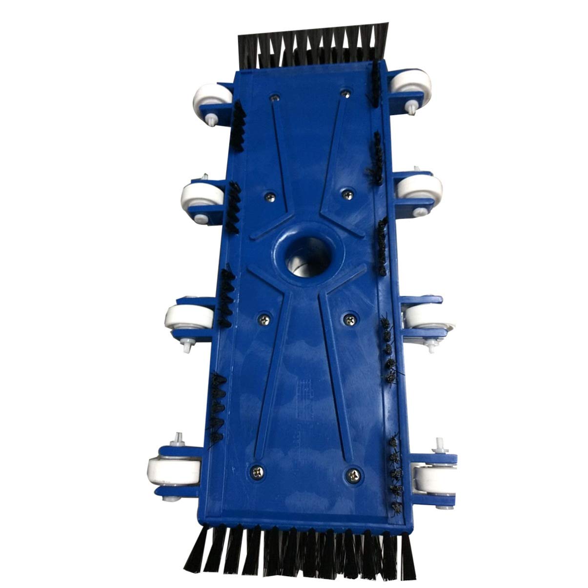 Happyyami Pool Vacuum Brush - Heavy Duty Swimming Pool Cleaning Tool with Telescopic Pole & Skimmer Net - Ideal for In-Ground & Above Ground Pools, Spas & Hot Tubs