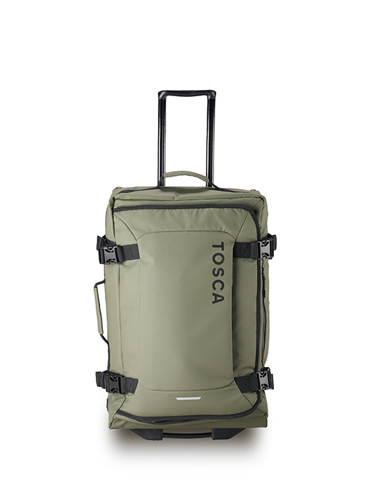 Tosca Delta TCA970 24-Inch Medium Upright Duffle Bag in Khaki - Perfect for Travel, Gym, and Weekend Getaways