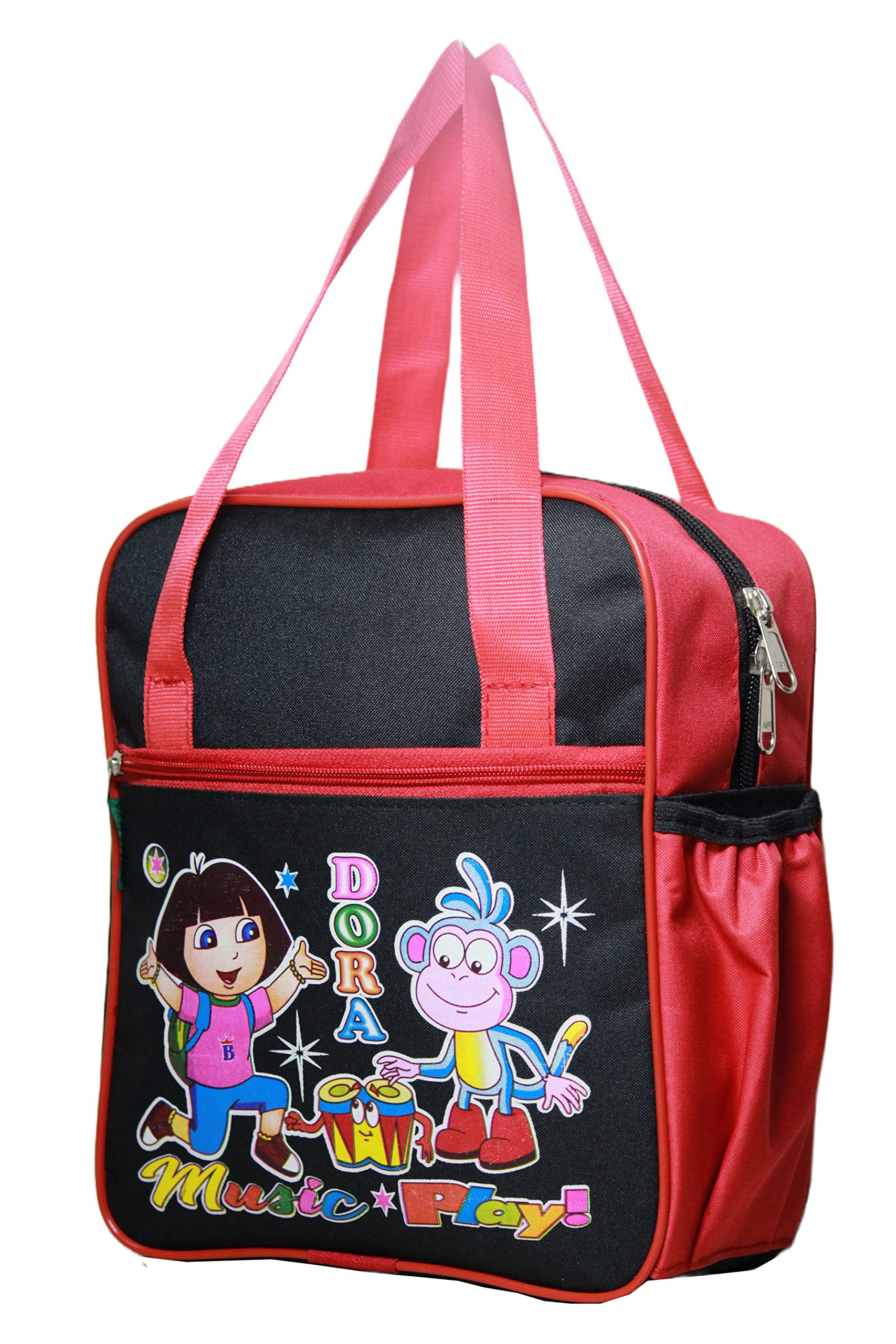 10 Inch Insulated Lunch Bag for Kids - Dora Bujji Printed Reusable Lunch Box for School, Picnic & Travel | MUTAY Kids Lunch Tote with Handle | BPA-Free & Leak-Proof