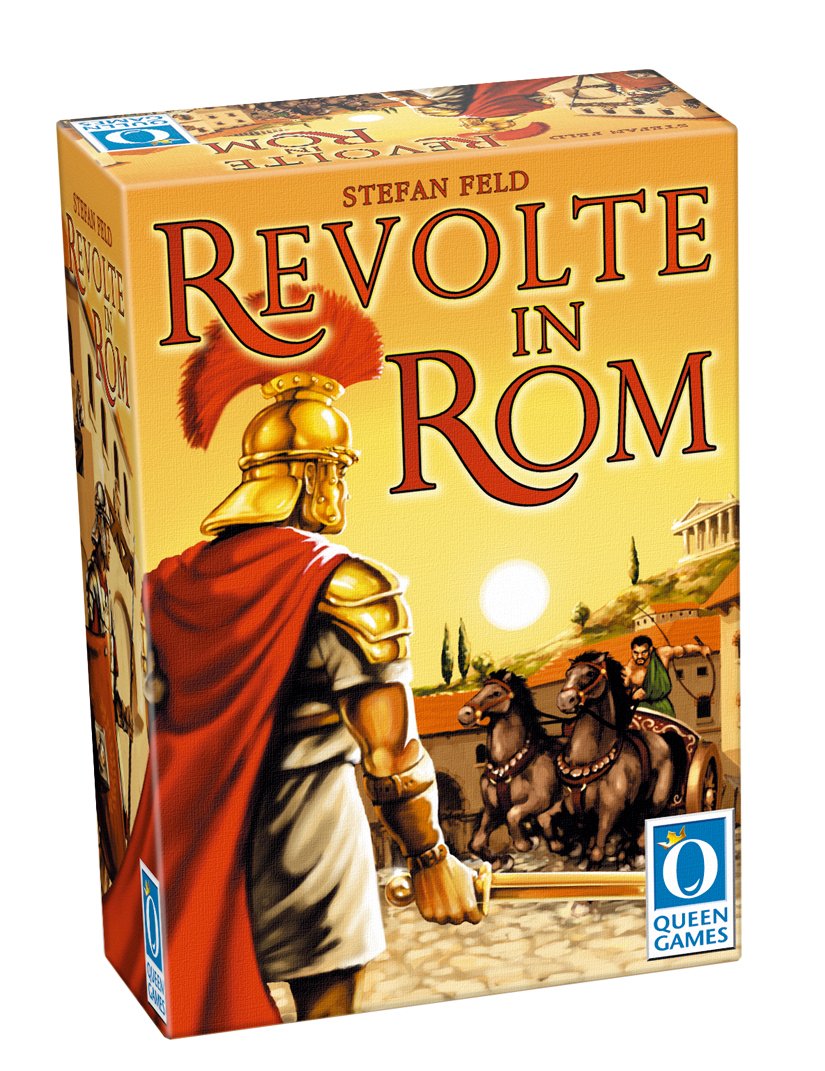 Queen Games 7003 - Revolt in Rome Board Game | Strategy Game for Adults & Teens | Perfect for Family Game Nights & Party Gatherings