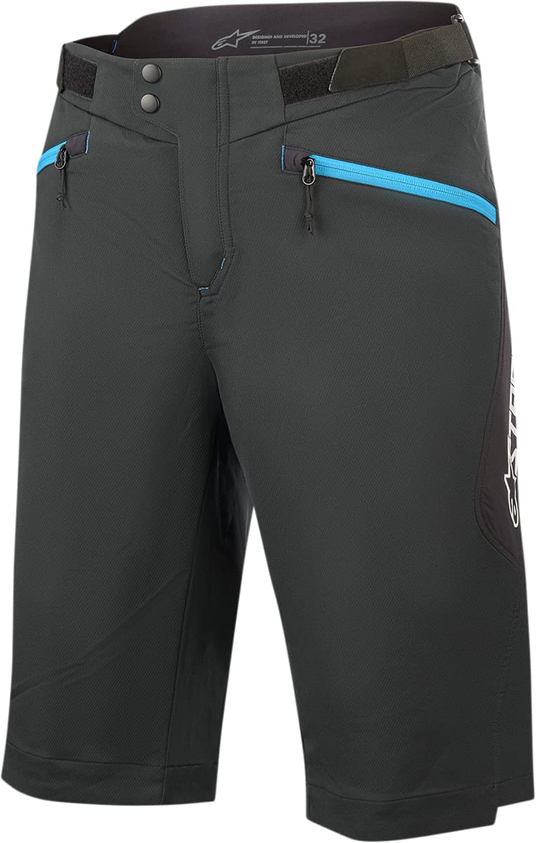 Alpinestars E-Ride Bicycle Shorts for Men & Women - Black Cycling Shorts with Padding - Size 30 - Perfect for E-Bike, Mountain & Road Biking