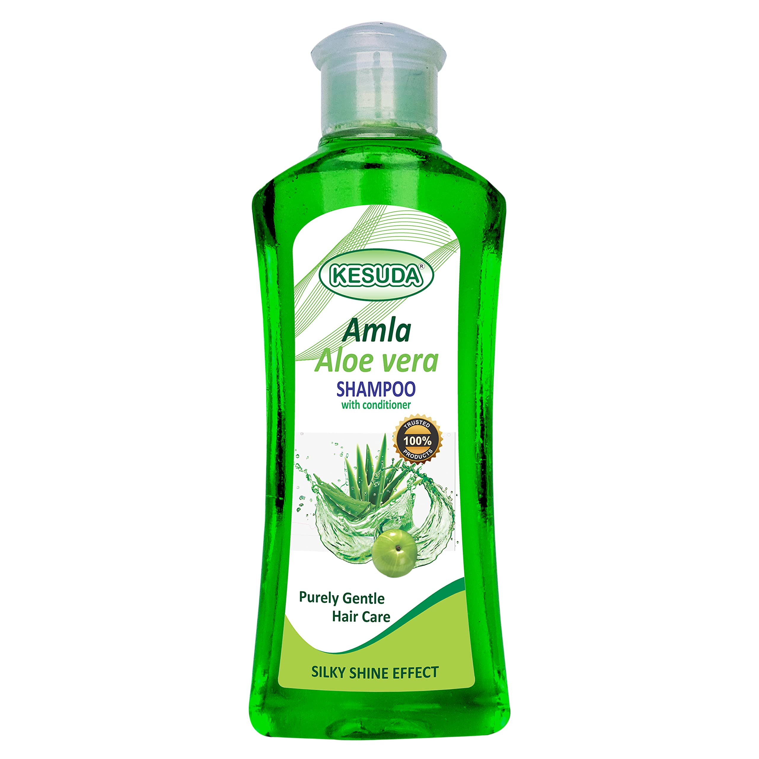 Kesuda Amla Aloe Vera Shampoo with Conditioner - 200ml for Healthy Hair Growth & Scalp Care | Natural Hair Repair for Dry, Damaged Hair | Perfect for Daily Use at Home or Salon