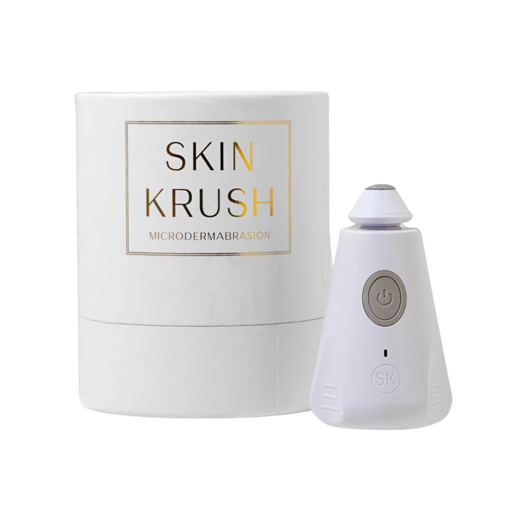 Skin Krush Microdermabrasion Kit - Professional At-Home Exfoliating Treatment for Face & Body - Reduce Wrinkles, Blackheads & Acne Scars | Perfect for DIY Spa Days & Skincare Routines