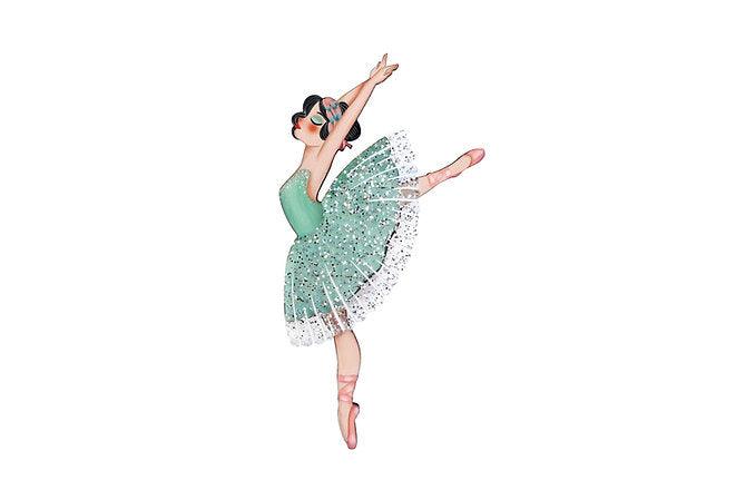 Elegant Classical Ballet Brooch Pin - Vintage Dance Jewelry Gift for Ballerinas & Dance Lovers - Perfect for Costumes, Gifts & Special Occasions