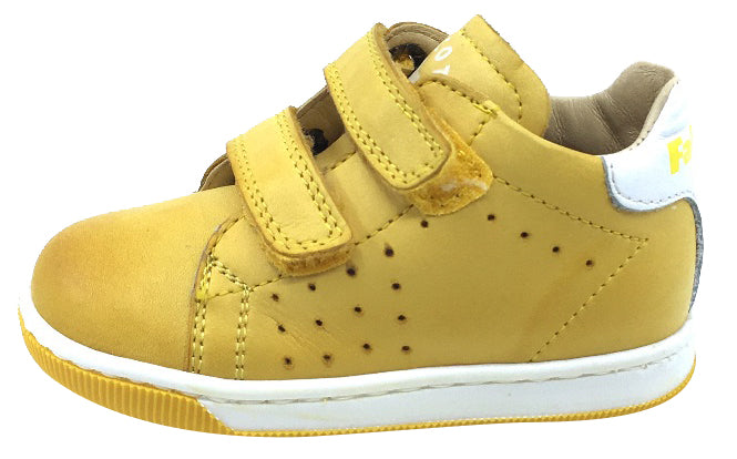 Falcotto Boys and Girls Adam Fashion Sneakers - Yellow | Comfortable Kids Casual Shoes for School, Play & Everyday Wear