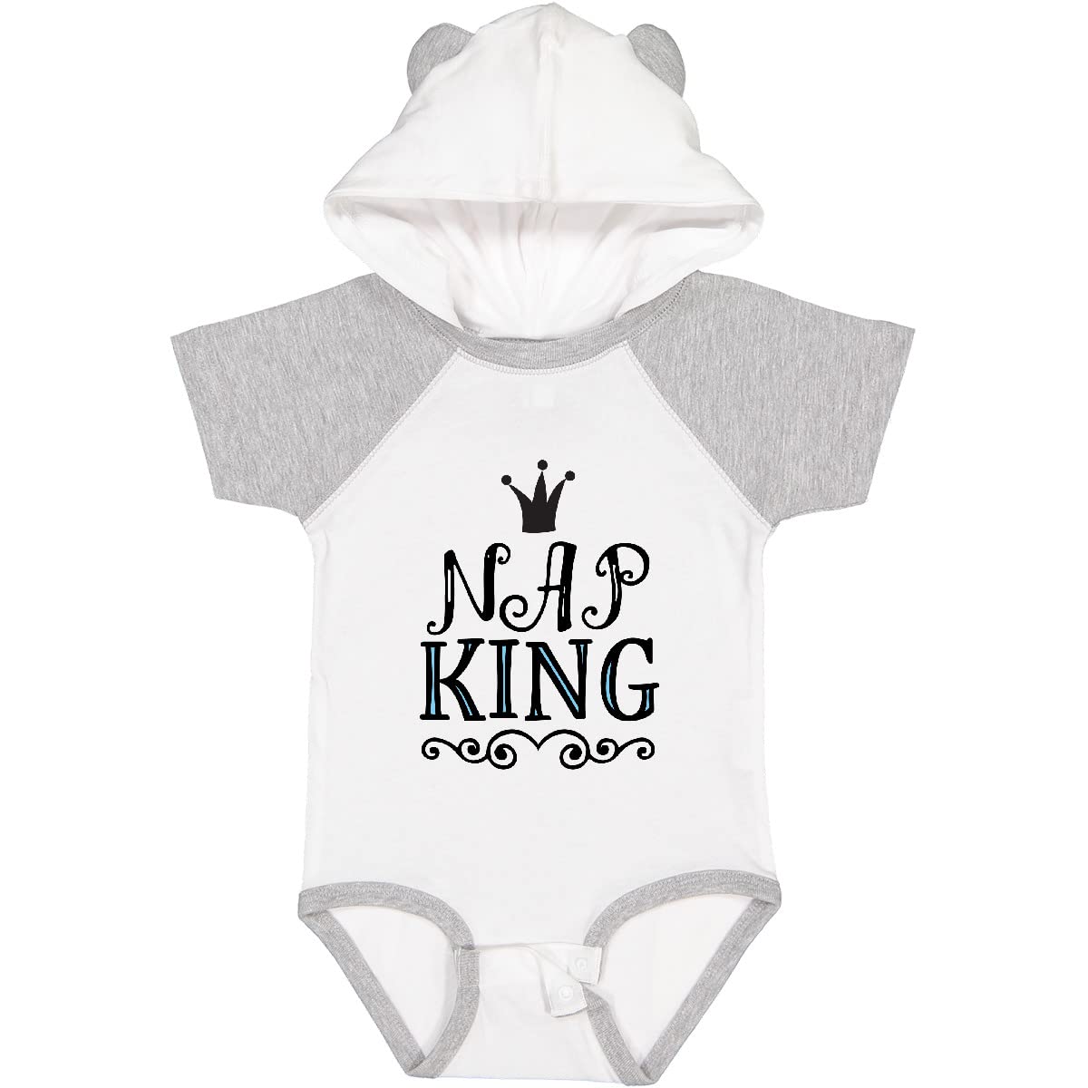 Inktastic Nap King Baby Boy Bodysuit - Cute & Comfortable Cotton Onesie for Newborns & Infants - Perfect for Playtime, Naptime & Everyday Wear